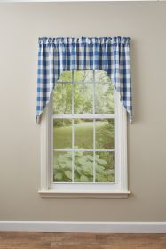 Wicklow Check Swag - 36"L - China Blue